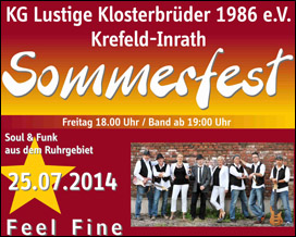 Sommerfest der KG Lustige Klosterbrüder 1986 e.V.