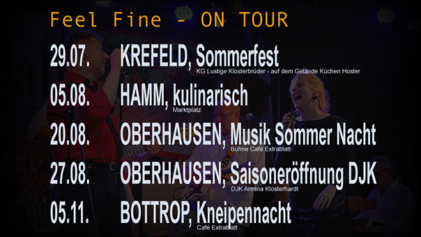 Feel Fine on Tour
